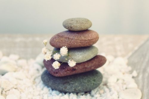 stones meditation balance