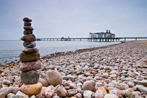 stones rügen sea
