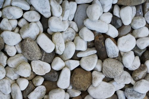 stones white grey