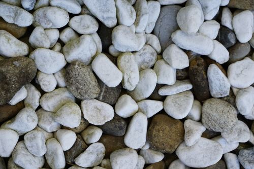 stones white grey