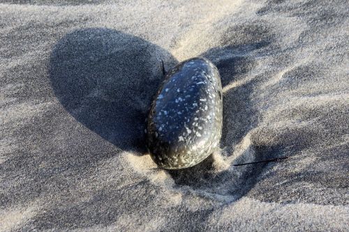 stones beach sandy beach