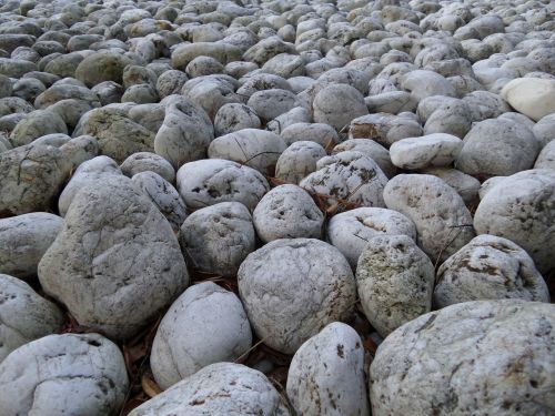 stones grey pavement