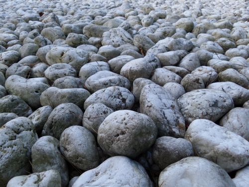 stones grey pavement