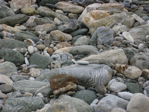 stones beach mediterranean
