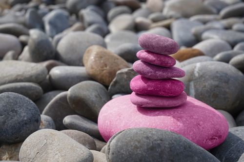 stones zen meditation