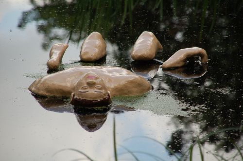 stones water mirroring