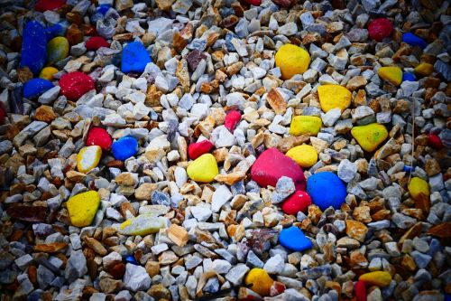 stones pebbles colour