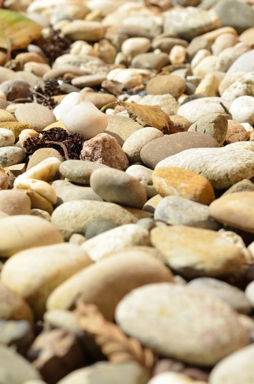 stones pebbles about
