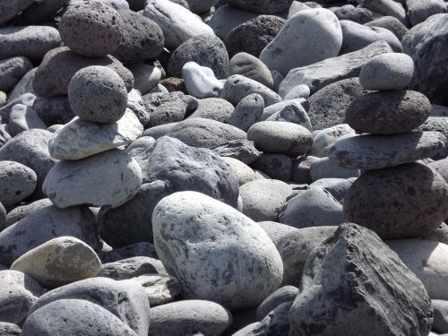 stones pebbles grey