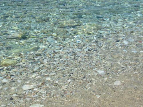 stones transparent water pebbles