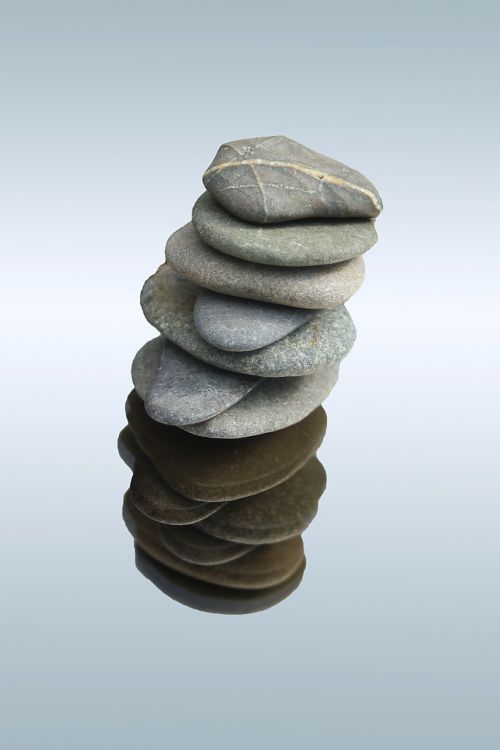 stones balance meditation