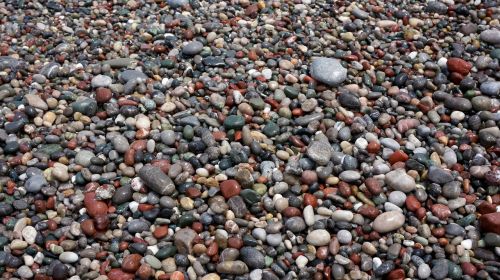 stones beach round stone