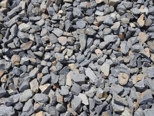 stones gravel train