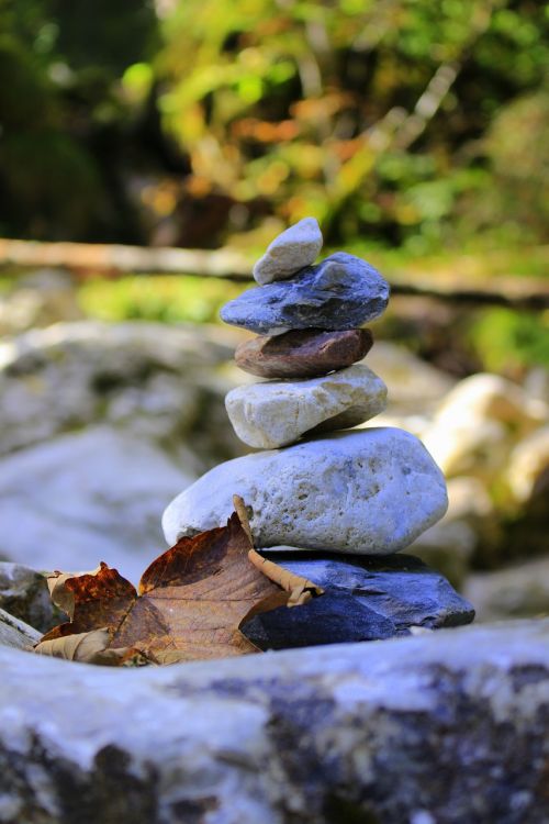 stones relaxation nature