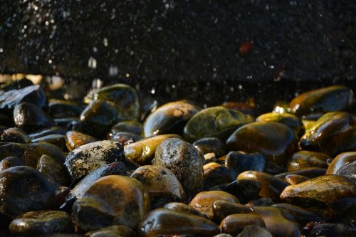 stones wet wet stones