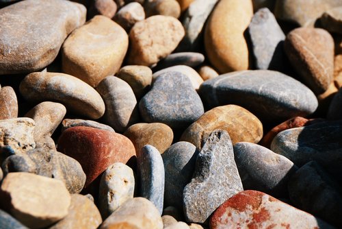 stones  color  sand