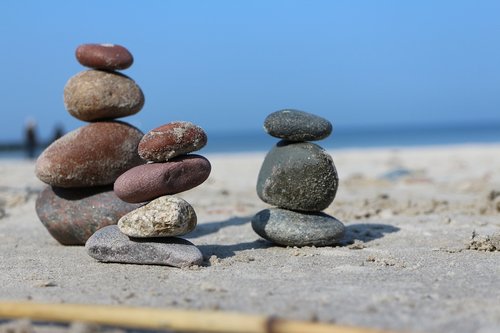 stones  beach  baltic sea