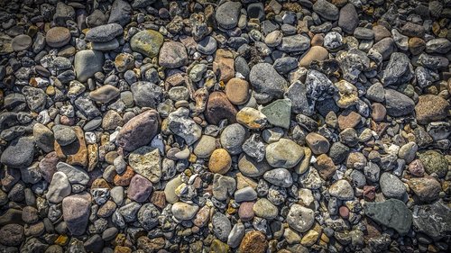 stones  pebbles  pebble