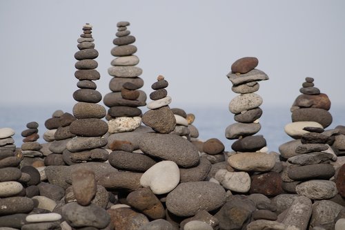 stones  stone art  cairn