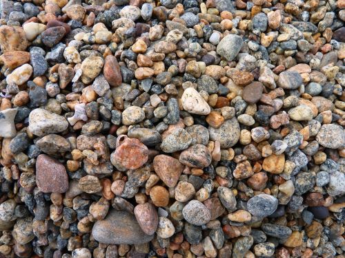 stones pebble beach