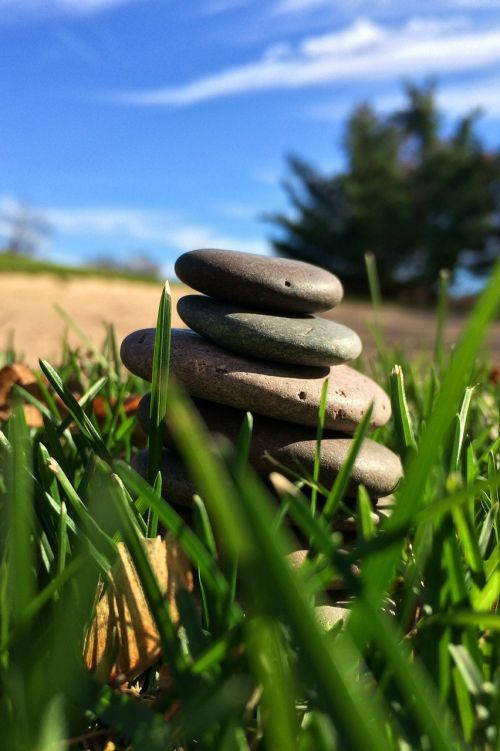 stones stacking creative