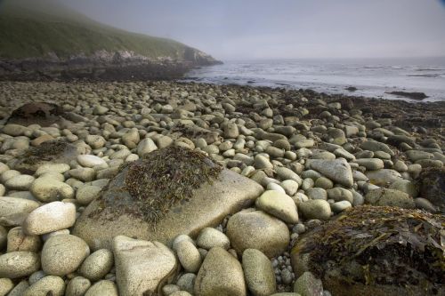 stones beach water