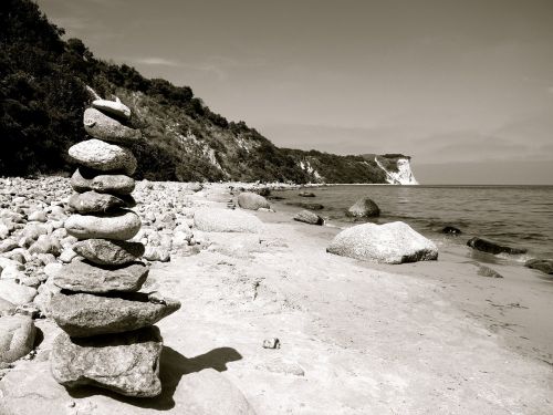 stones pebbles coast