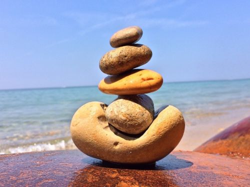 stones stacked balance