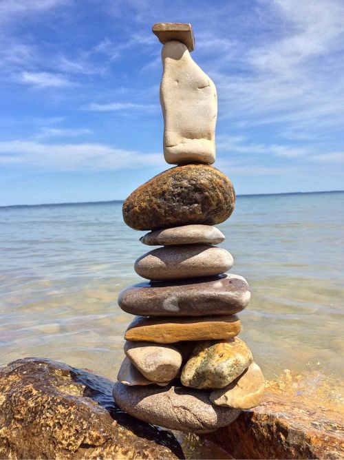 stones stacked rocks