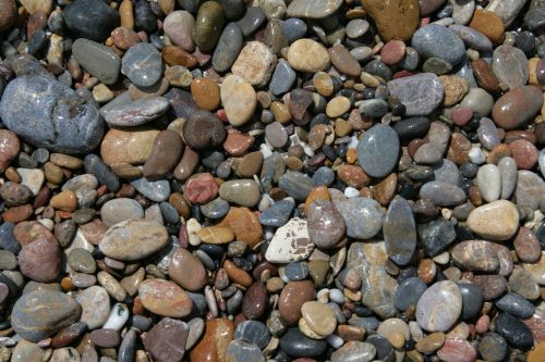 stones pebble beach