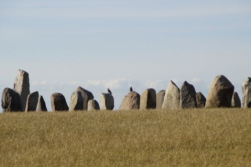 stones stone ship sacred place