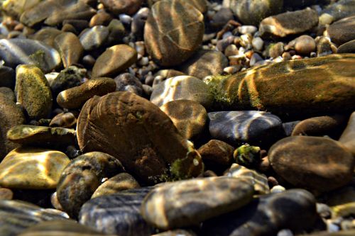 Stones Under Water