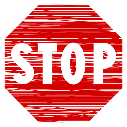 stop street sign signal
