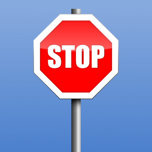 stop sign vector