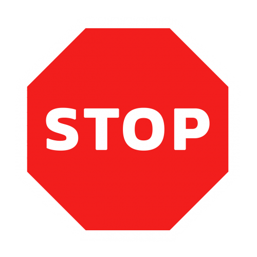 stop traffic sign road sign