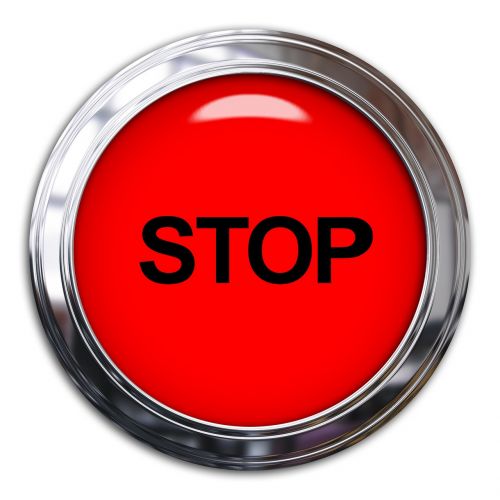 stop sign button