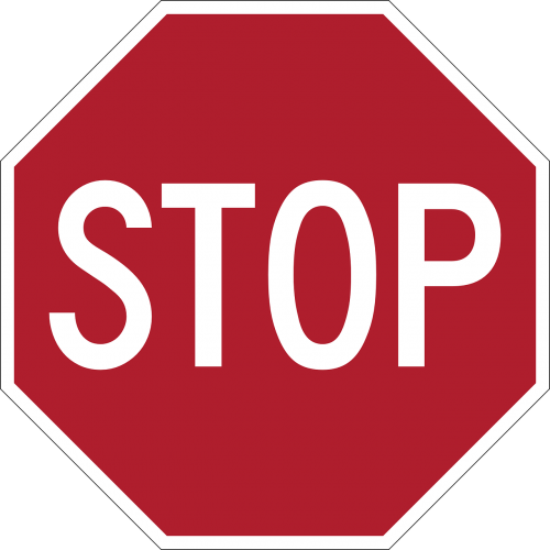 stop halt yield