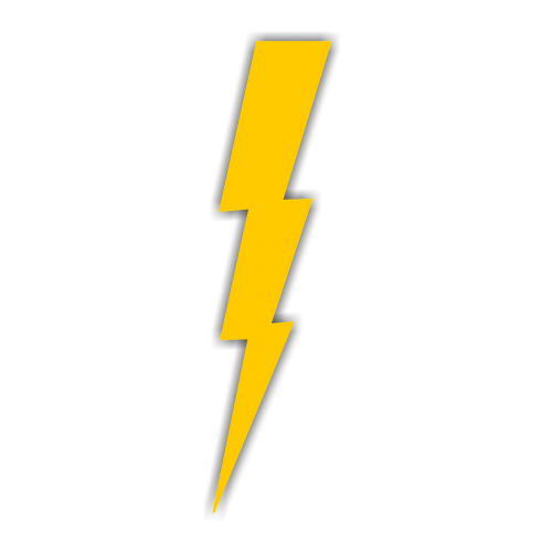 storm lightning yellow