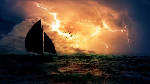 storm  sailing  sail