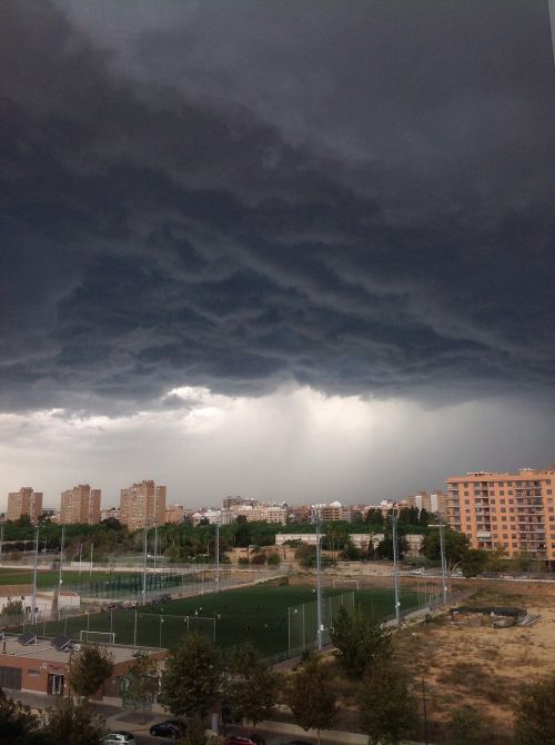 storm landscape city