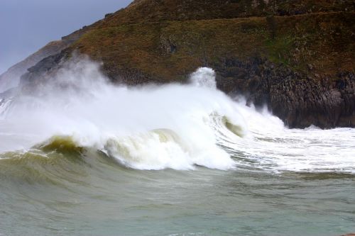 storm nature sea