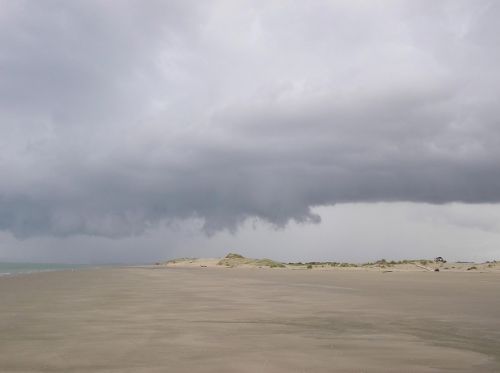 Storm Coming On Beach