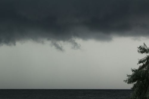 Storm Lake Dark Sky Clouds