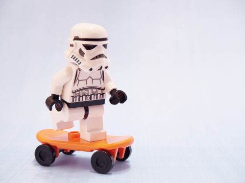 stormtrooper skateboard lego