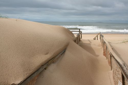 stormy sand path