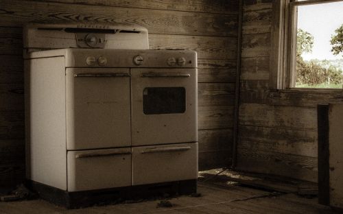 stove abandoned house