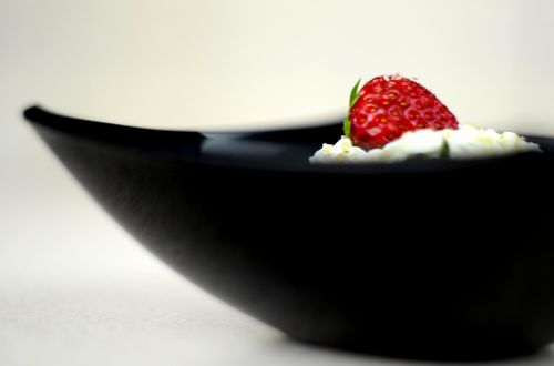 Strawberry On Plate