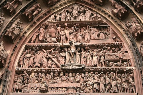 strasbourg  münster  stonemason work