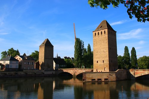 strasbourg  evening  sunset