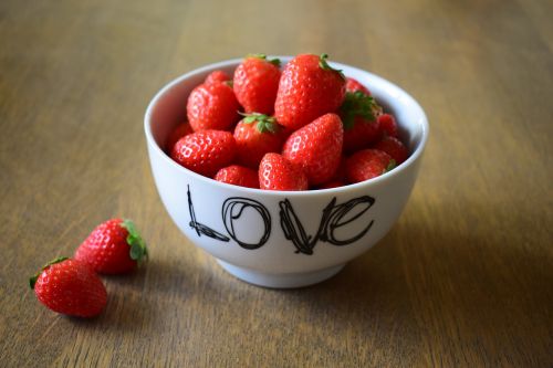 strawberries love my love